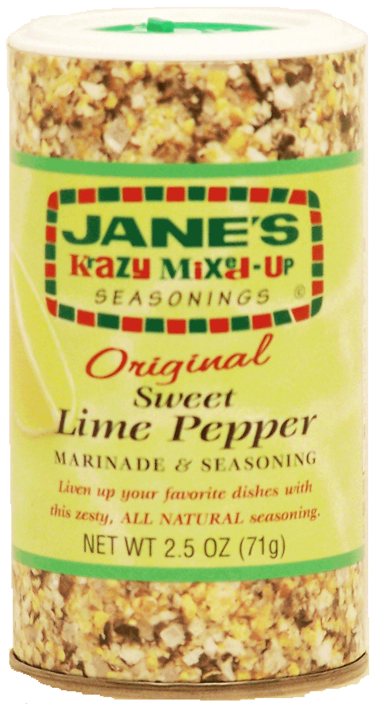 Janes Krazy Mixed-Up original sweet lime pepper marinade & seasoning Full-Size Picture